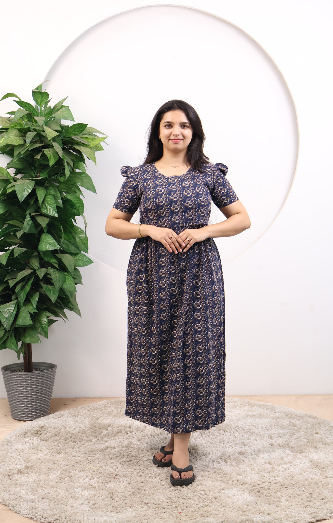 Kiran1 SoftCotton Full Length Maternity Loungewear