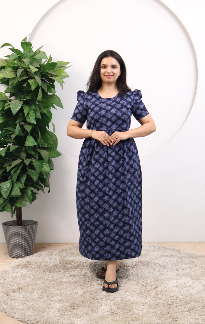 Iswarya1 SoftCotton Full Length Maternity Loungewear