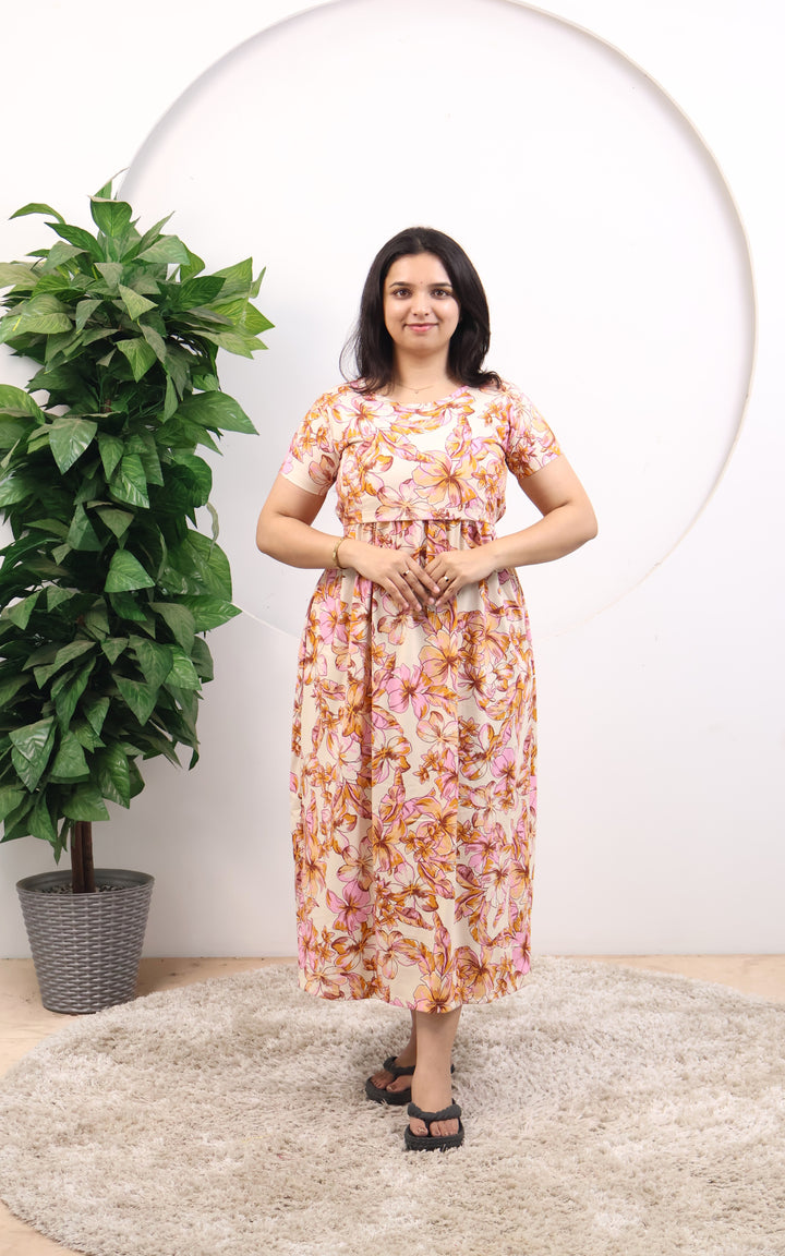 Varshini SoftCotton Full Length Maternity Loungewear