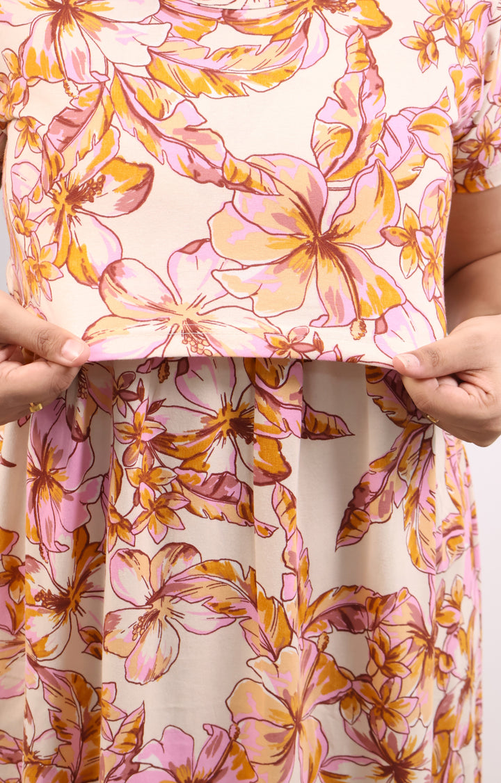 Varshini SoftCotton Full Length Maternity Loungewear