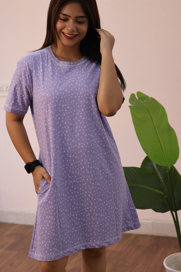 Lilac Long T-shirt
