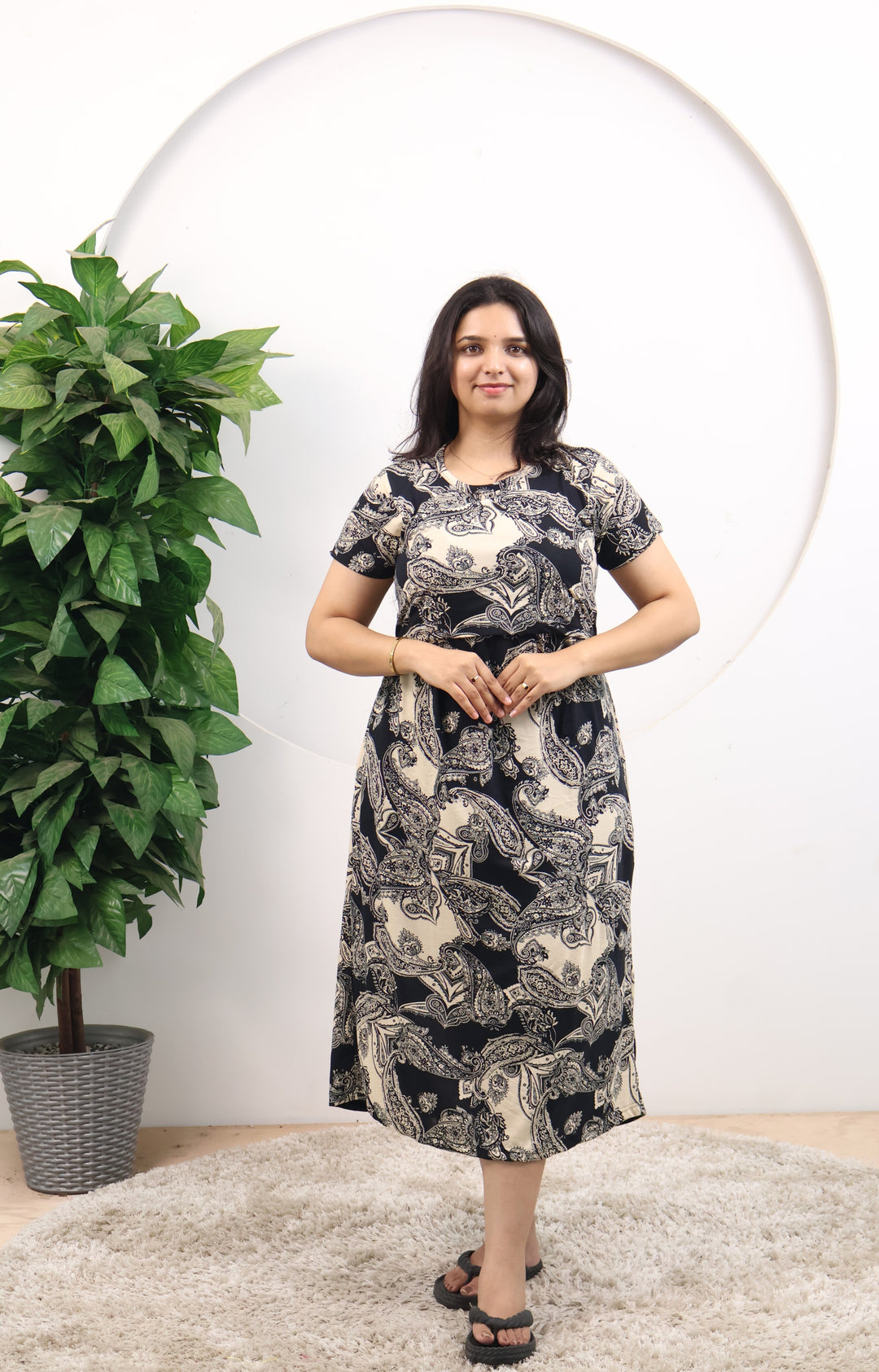 Acharya SoftCotton Calf Length Maternity Loungewear
