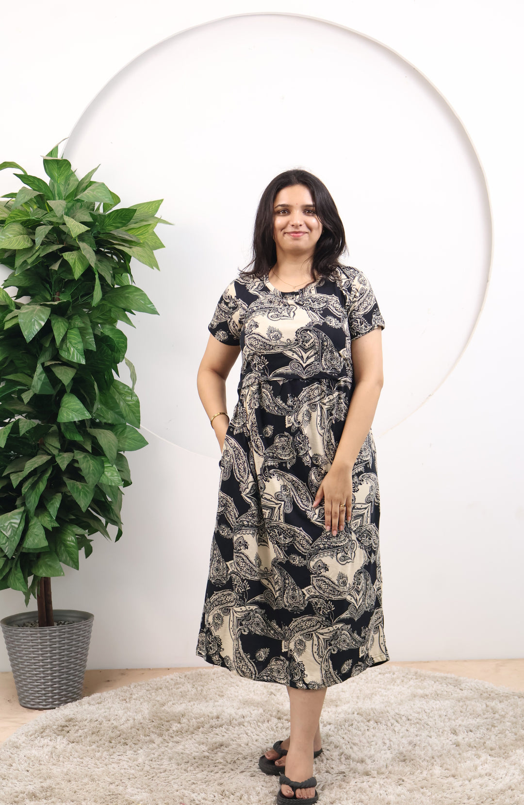 Acharya SoftCotton Calf Length Maternity Loungewear