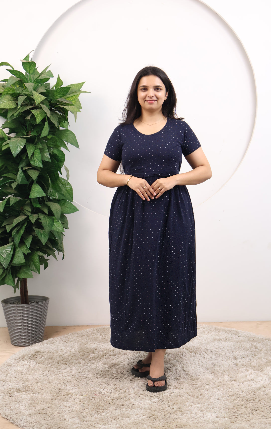 Poorvija SoftCotton Full Length Maternity Loungewear