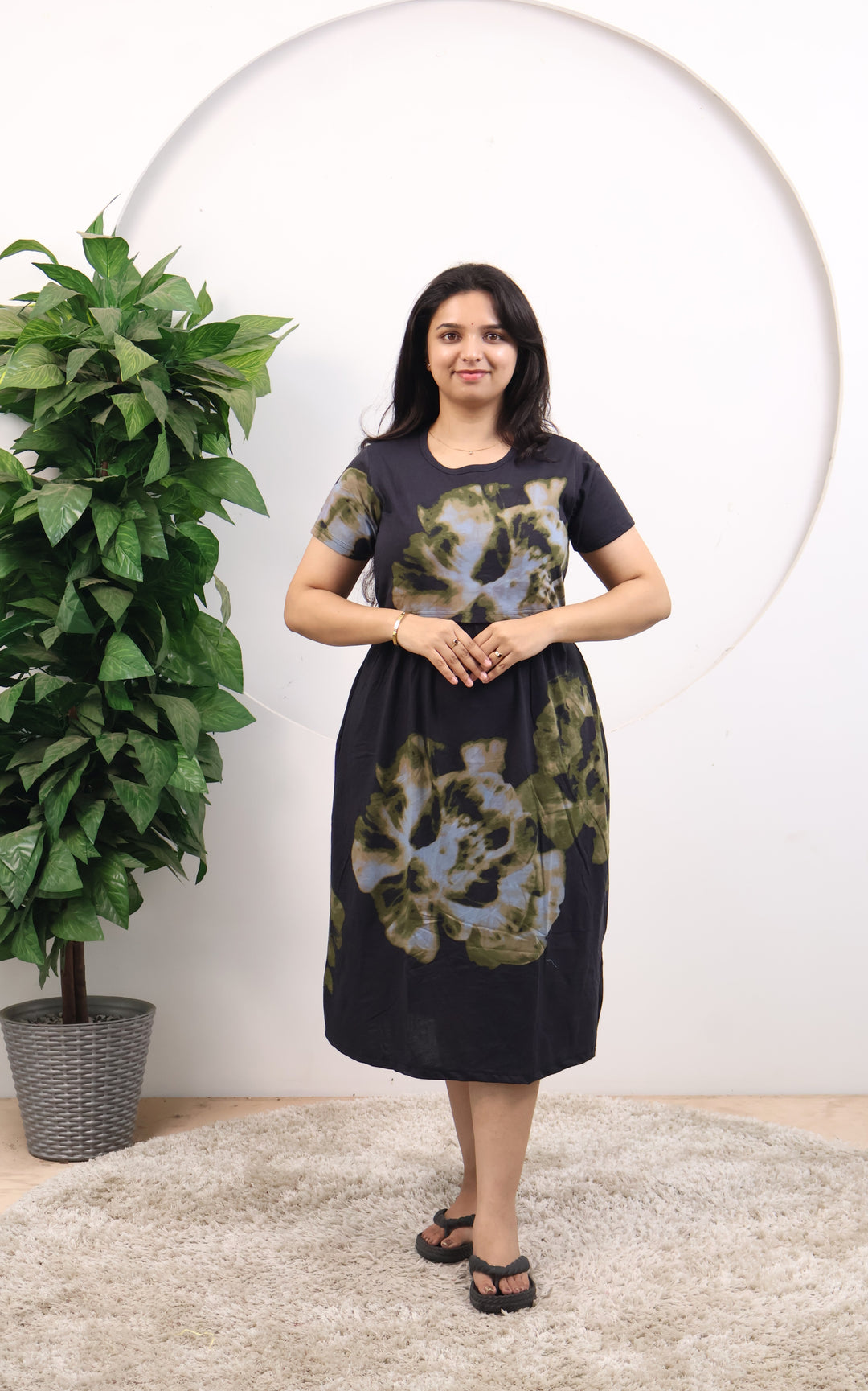 Jenny2 SoftCotton Calf Length Maternity Loungewear