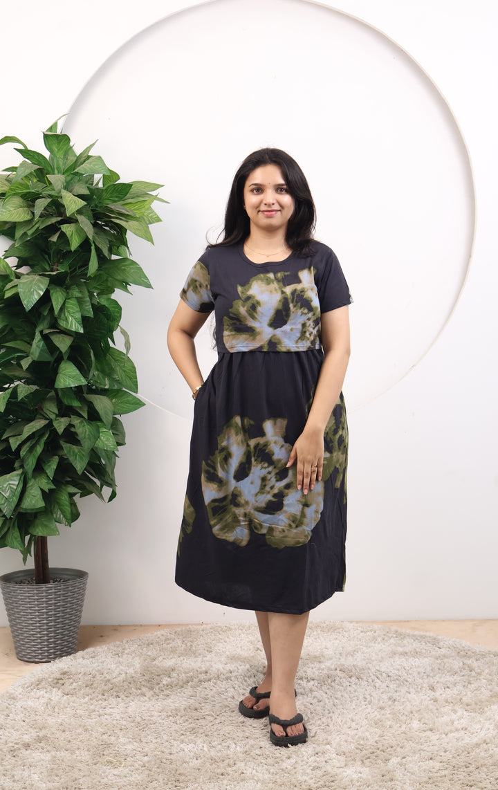 Jenny2 SoftCotton Calf Length Maternity Loungewear
