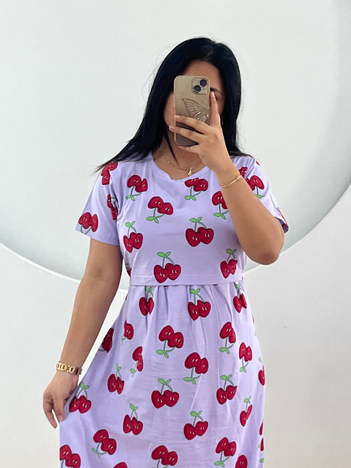 Chloe SoftCotton Full Length Maternity Loungewear