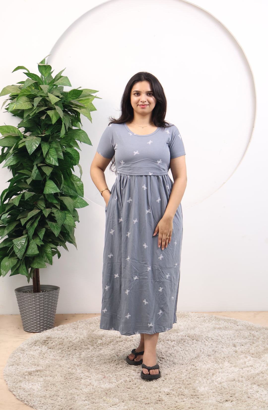 Jey SoftCotton Full Length Maternity Loungewear