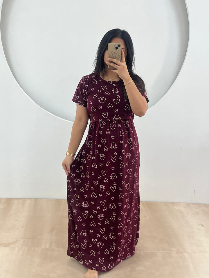Olivia SoftCotton Full Length Maternity Loungewear