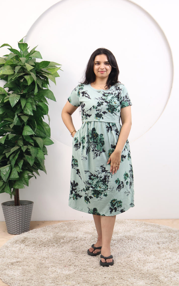 Charishma SoftCotton Calf Length Maternity Loungewear