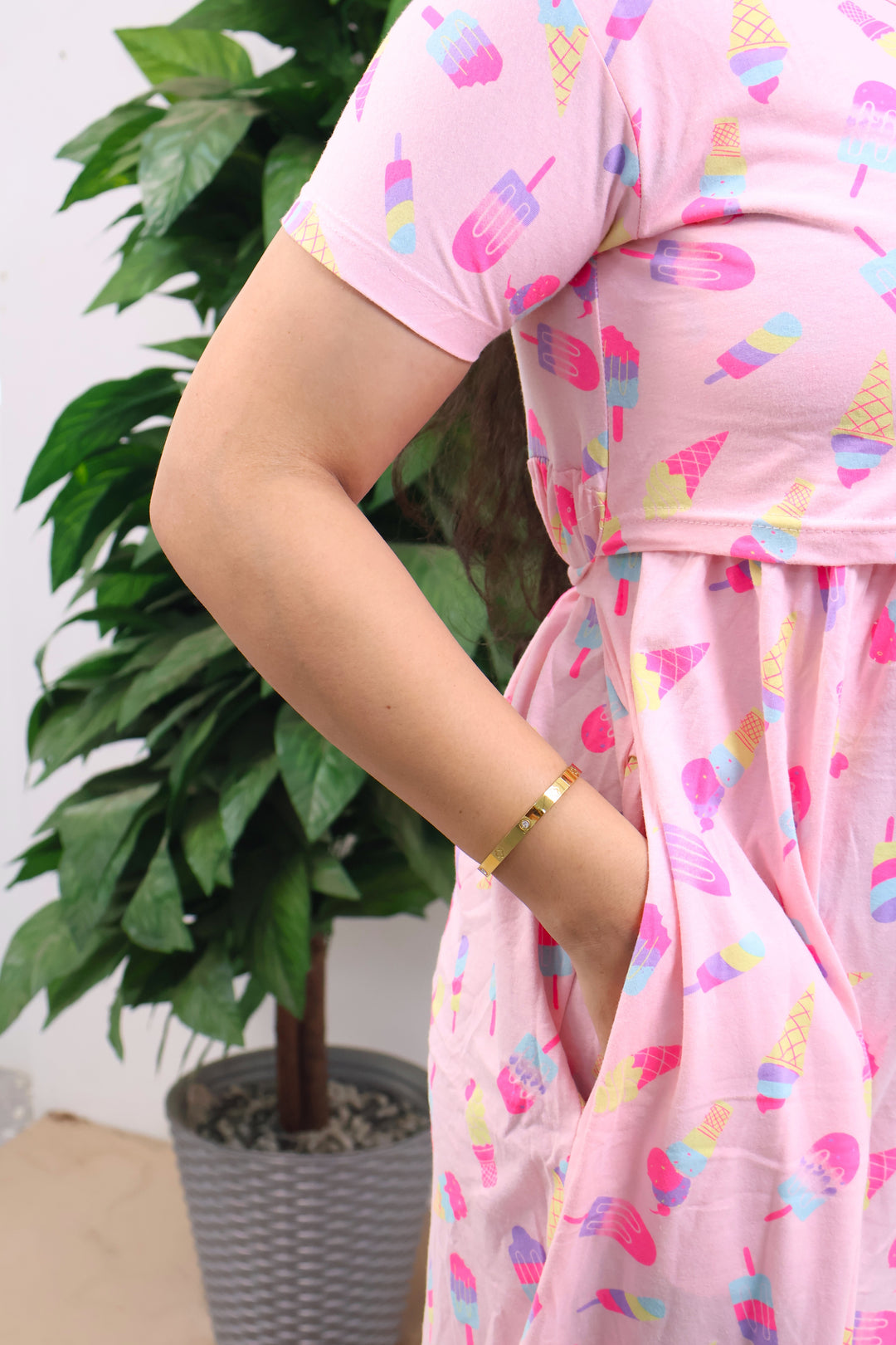 Jinal1 SoftCotton Full Length Maternity Loungewear