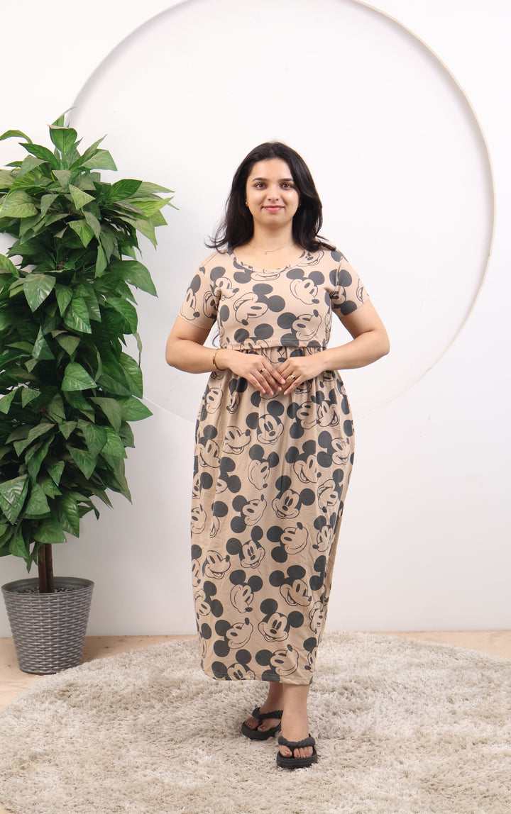 Anuja3 SoftCotton Full Length Maternity Loungewear