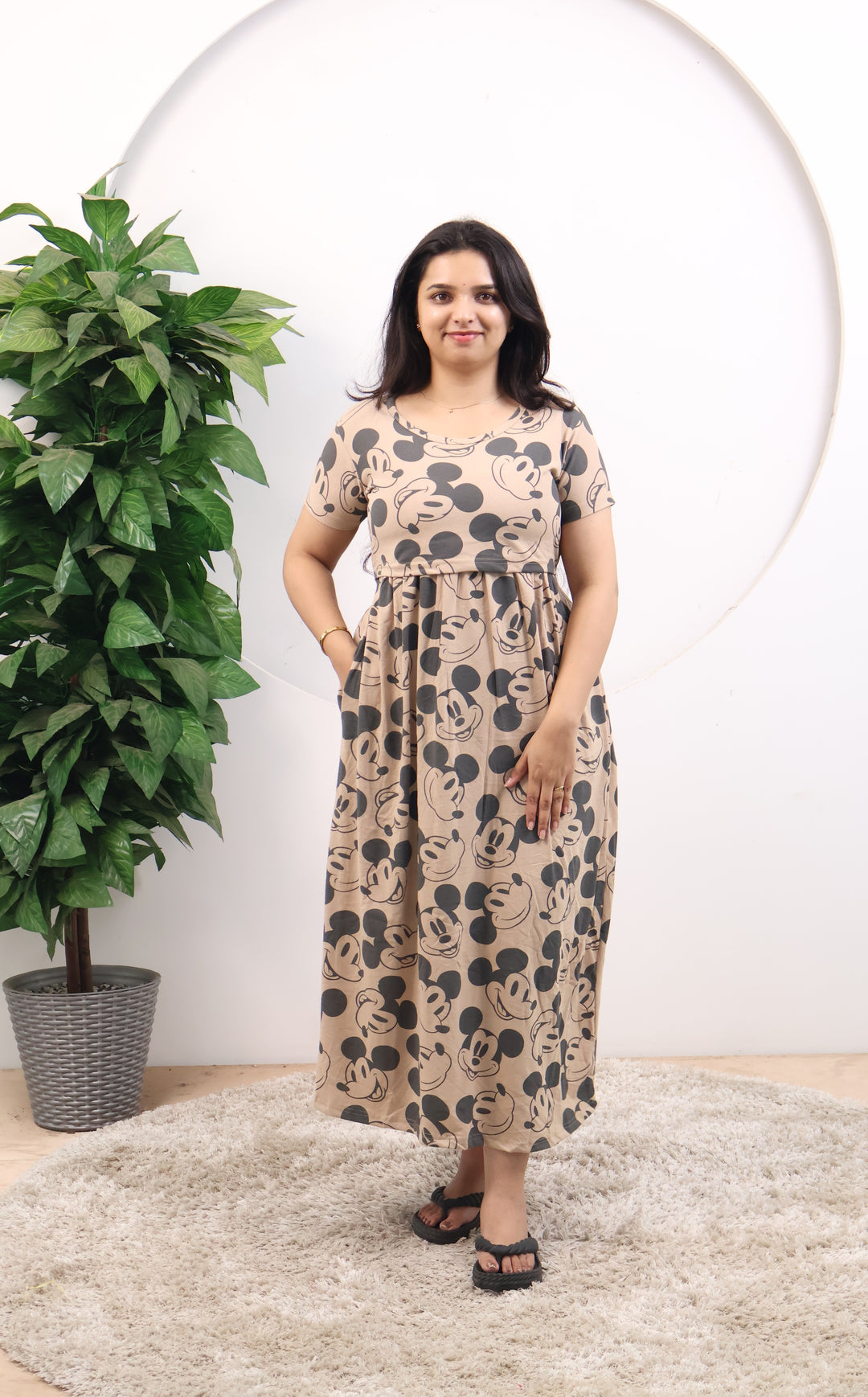Anuja3 SoftCotton Full Length Maternity Loungewear