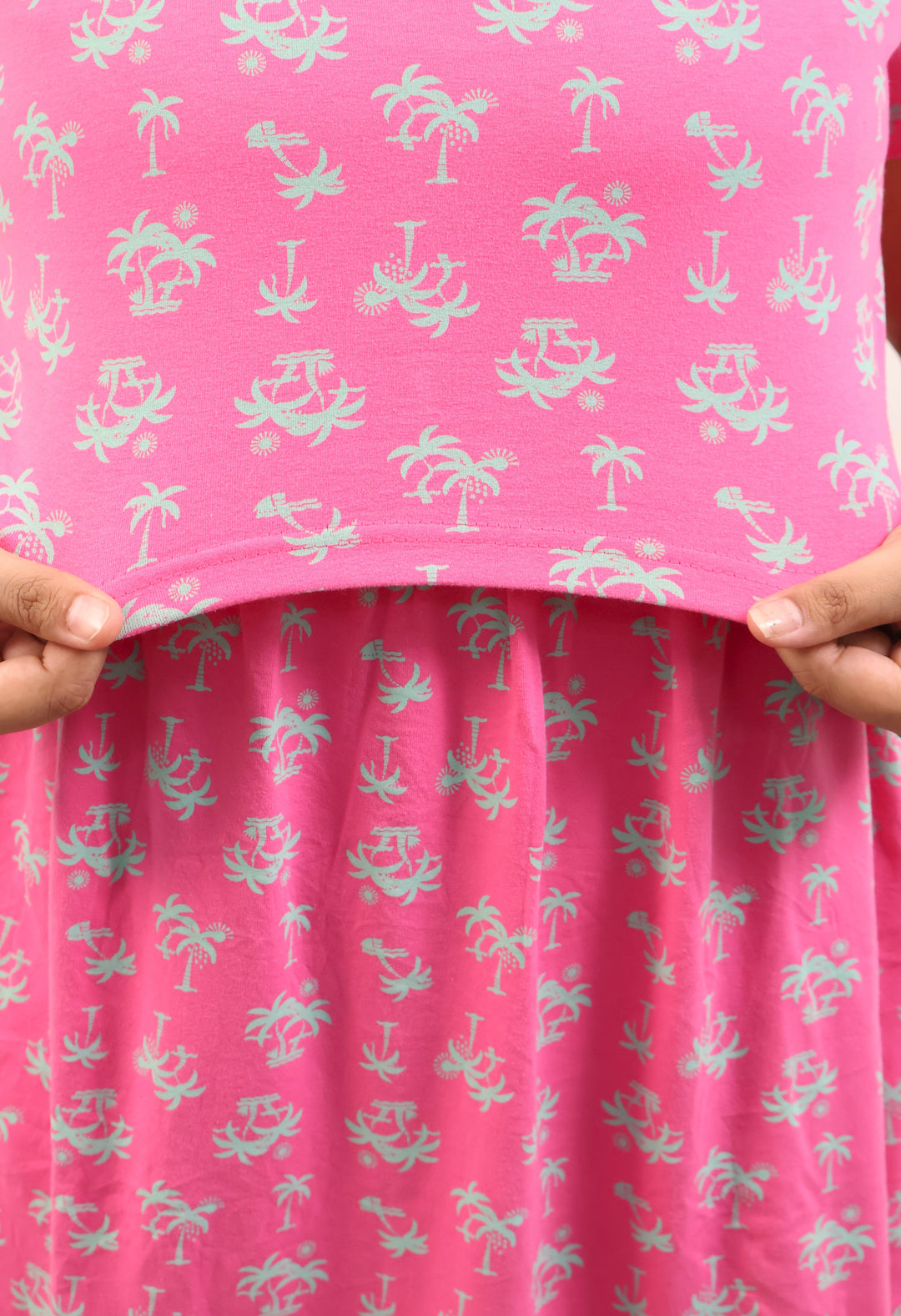 Krishna1 SoftCotton Full Length Maternity Loungewear