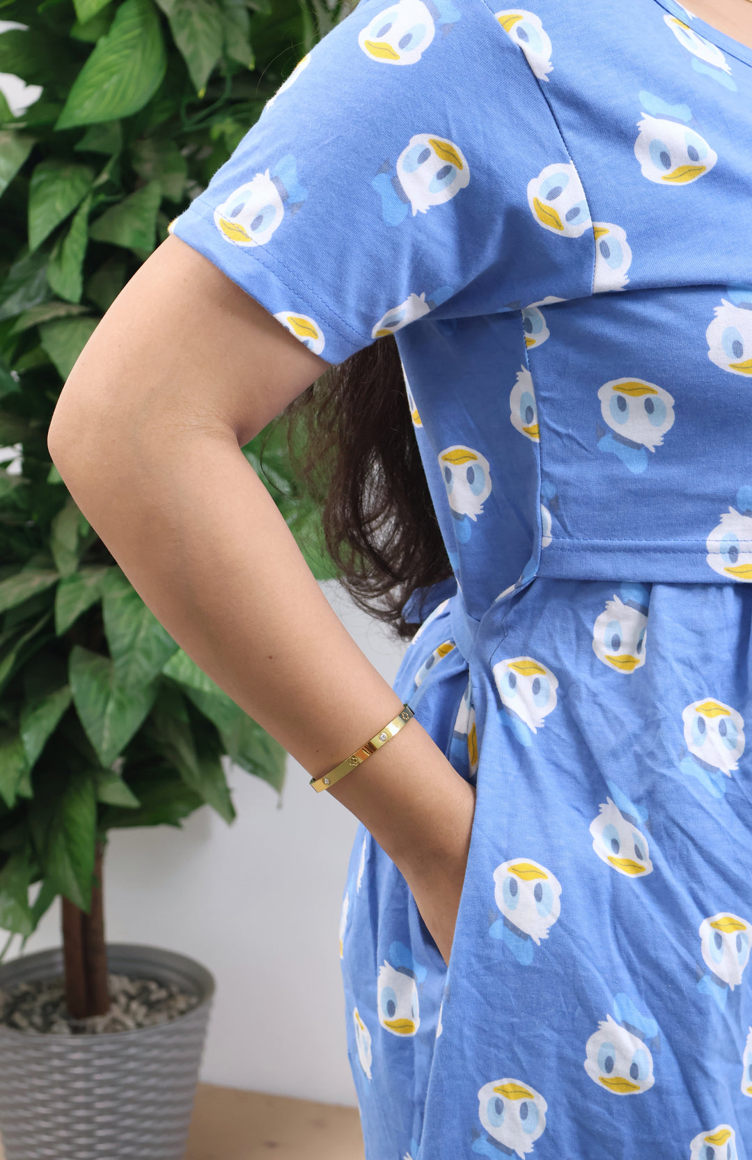 Jeevitha1 SoftCotton Calf Length Maternity Loungewear