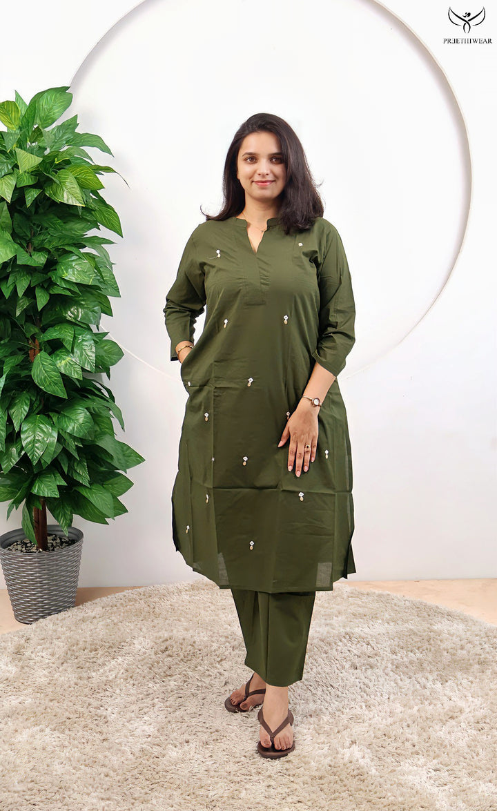 Brinda  Straight kurthi  (Non-maternity)