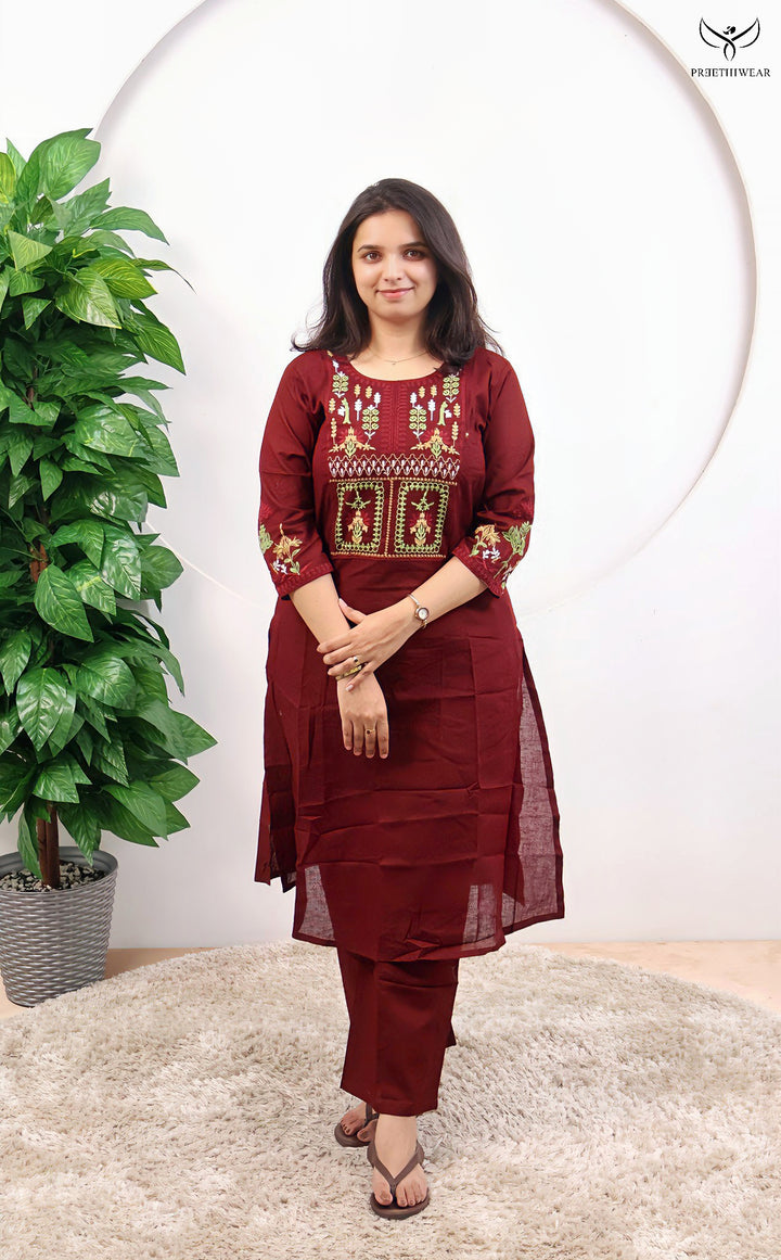 Indhu Straight kurthi  (Non-maternity)