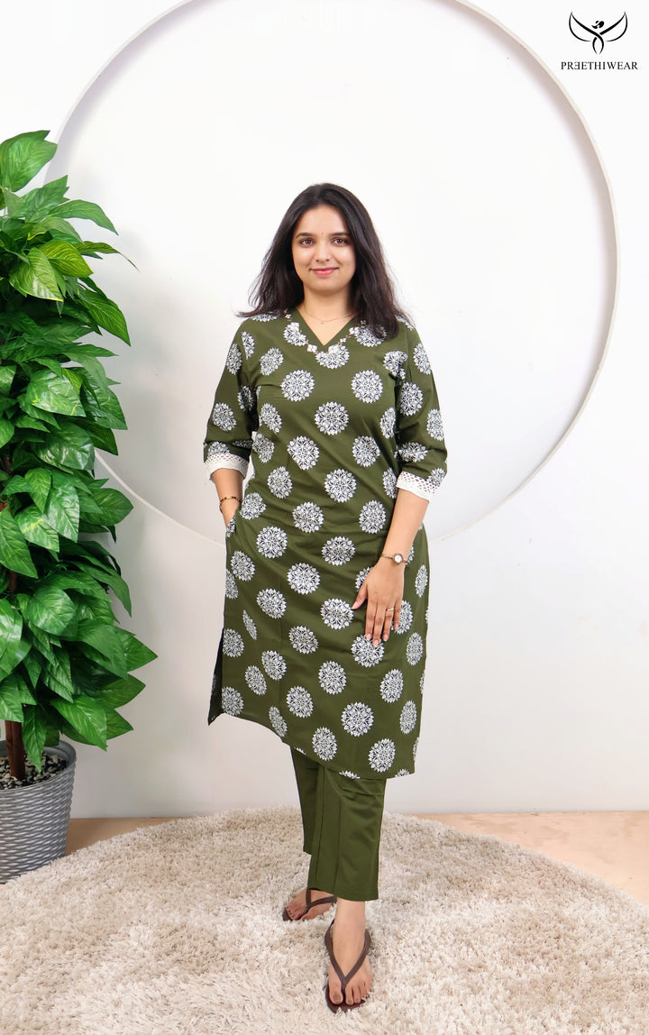 Mathi Straight kurthi  (Non-maternity)