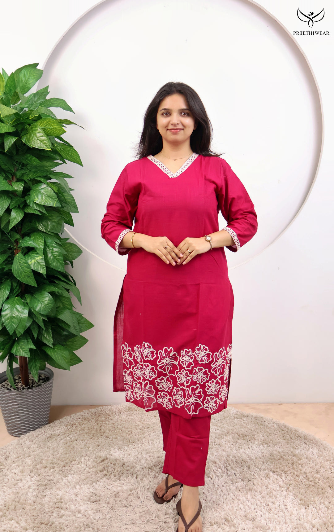 Nishmitha Straight kurthi  (Non-maternity)