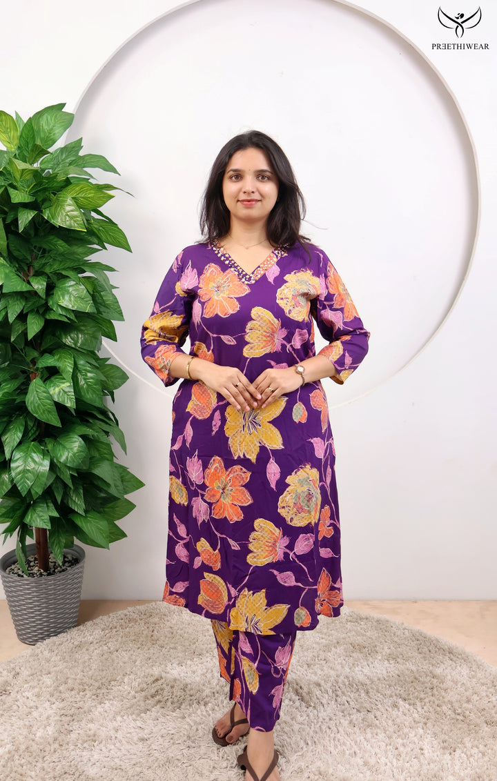 Dharshini Straight kurthi  (Non-maternity)