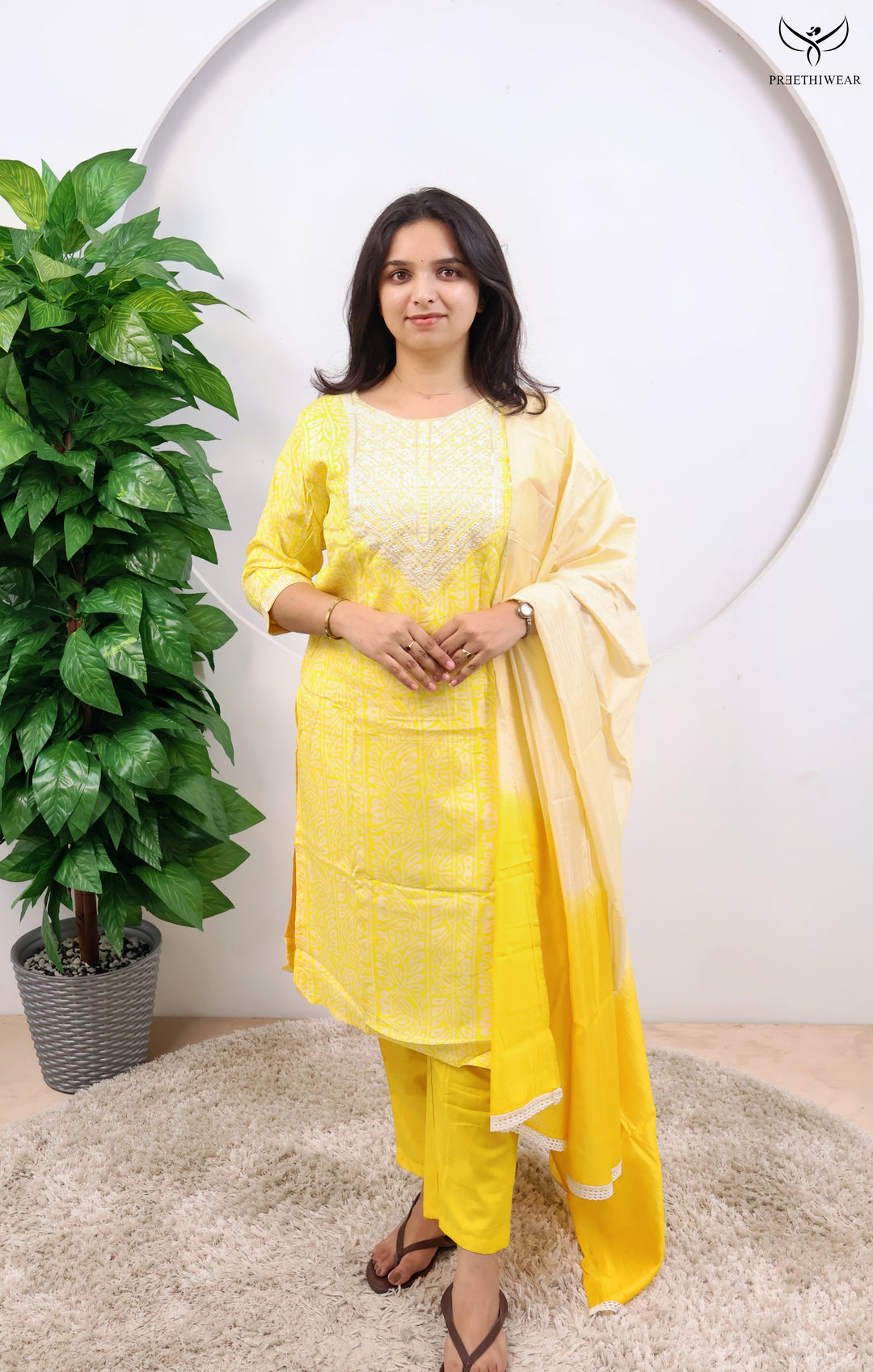 Jerlin Straight kurthi  (Non-maternity)