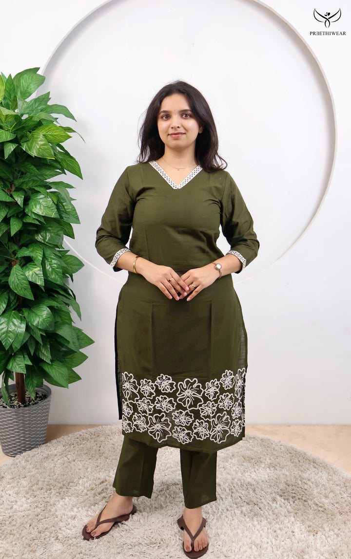 Veena Straight kurthi  (Non-maternity)