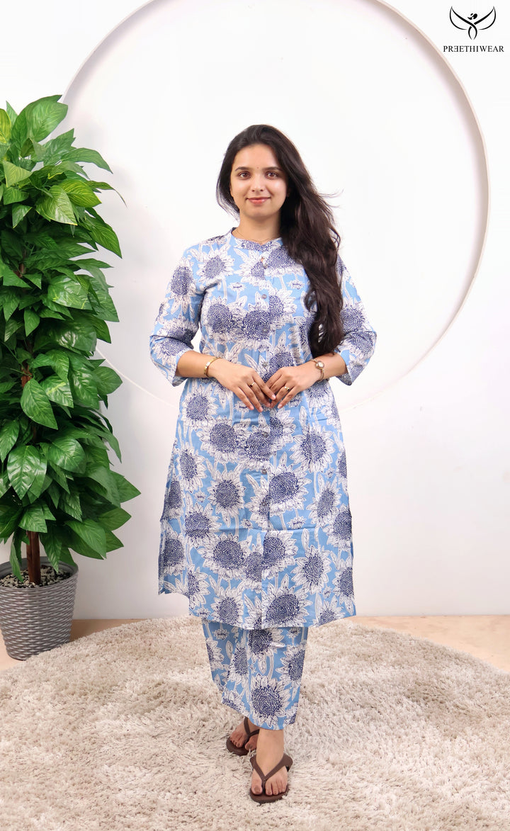 Nivedha Straight kurthi  (Non-maternity)