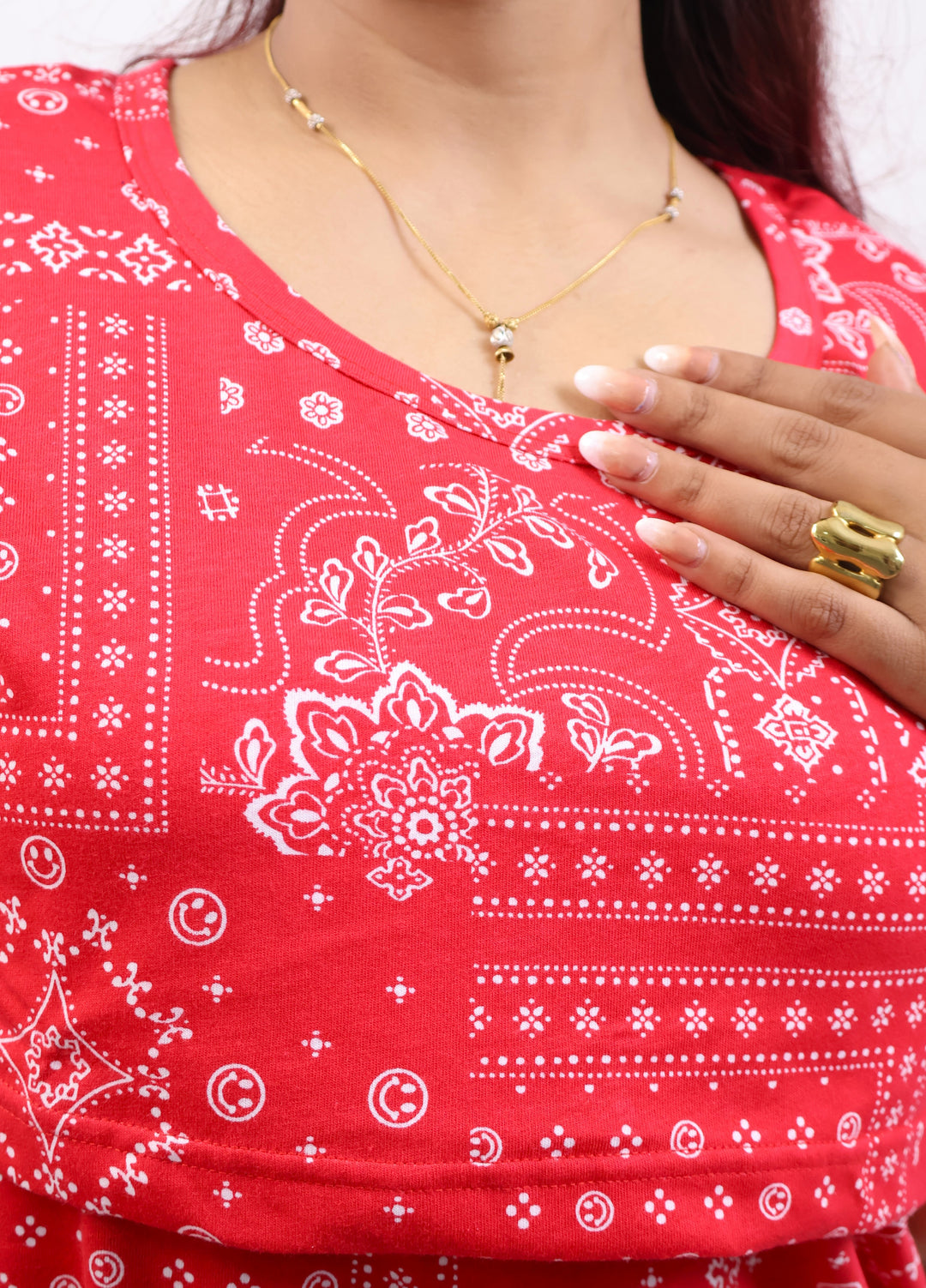 Smegha SoftCotton Maternity Top Pant Set