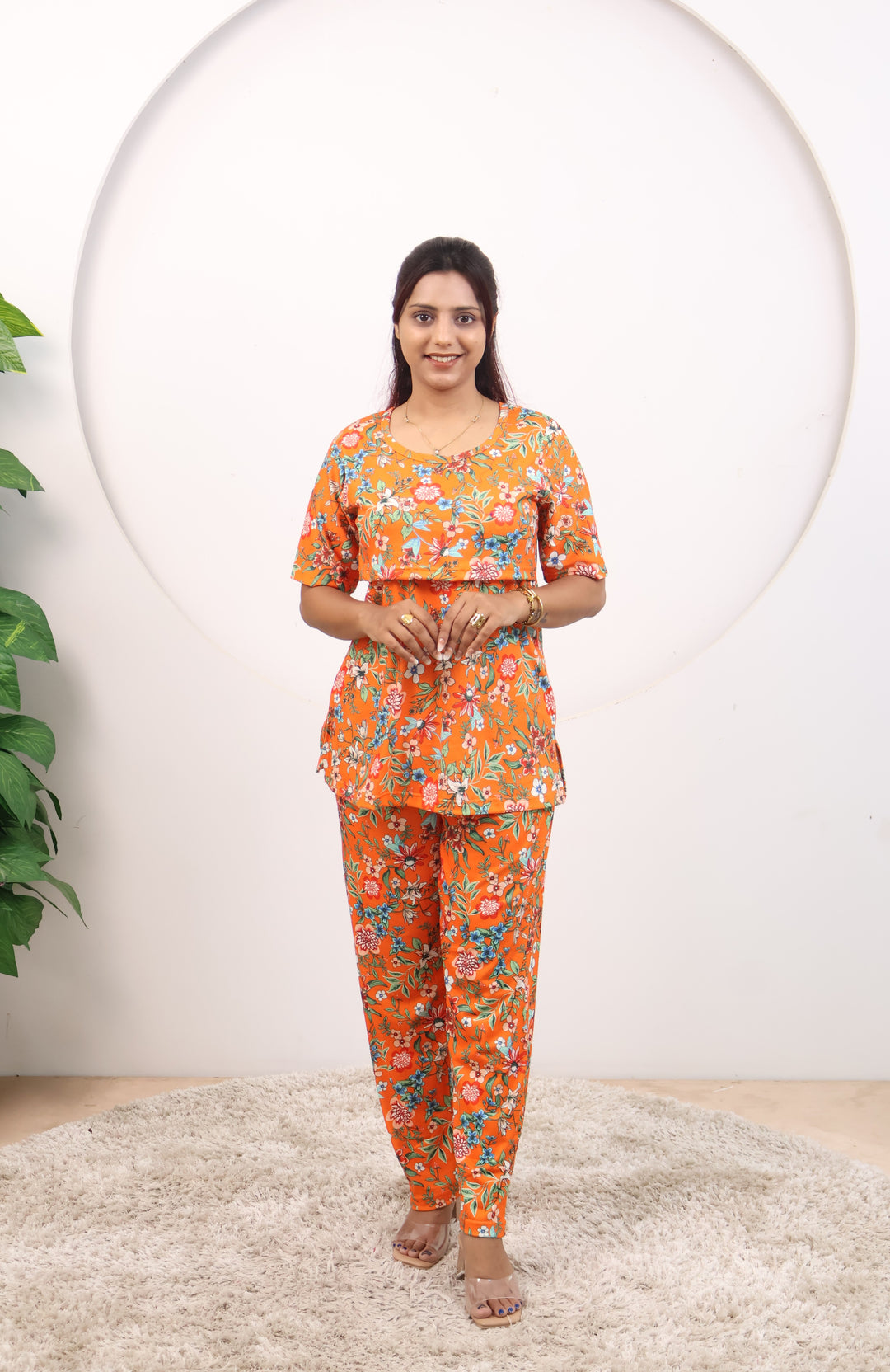 Sincy SoftCotton Maternity Top Pant Set