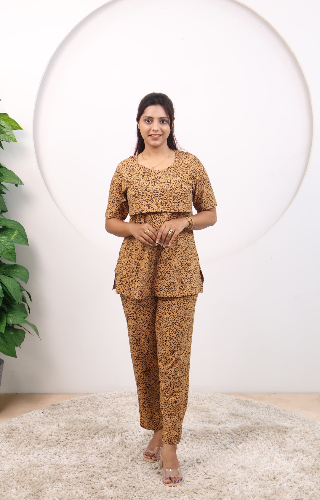 Mrudula SoftCotton Maternity Top Pant Set