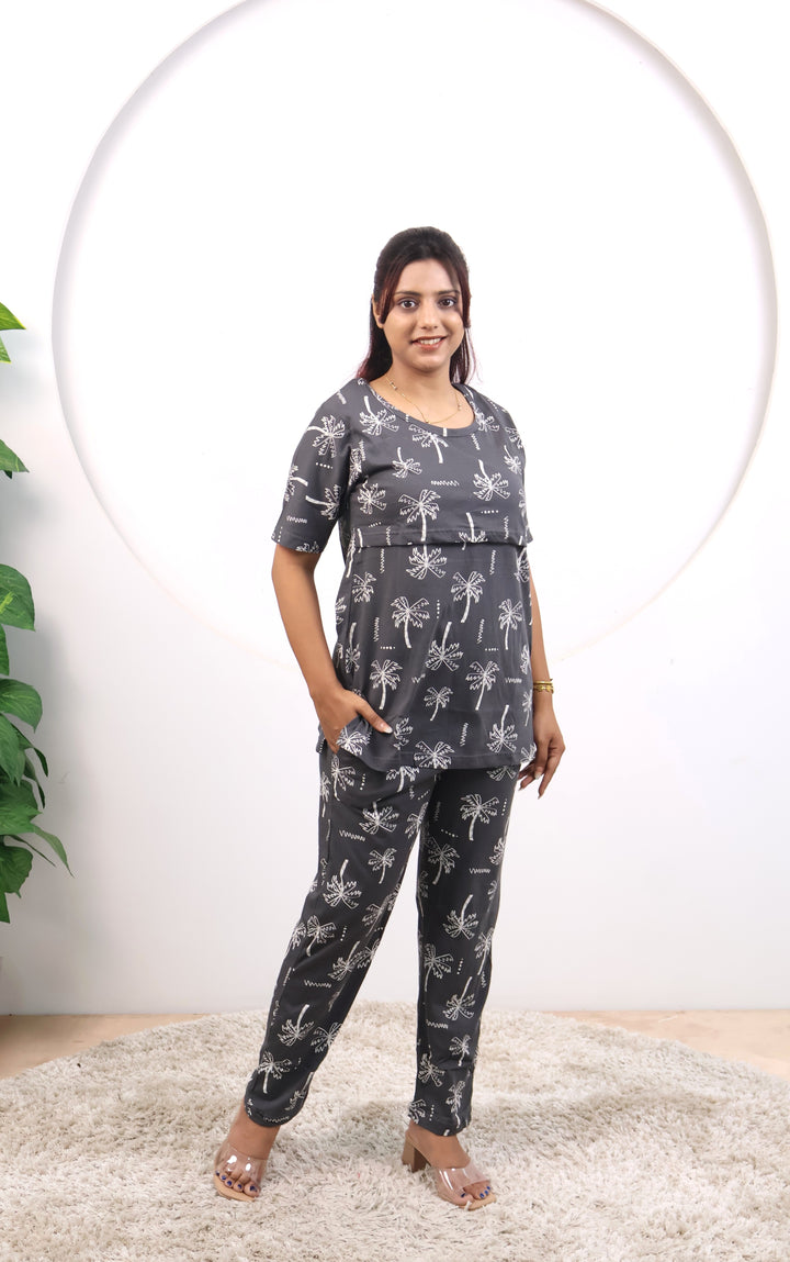 Bernic SoftCotton Maternity Top Pant Set