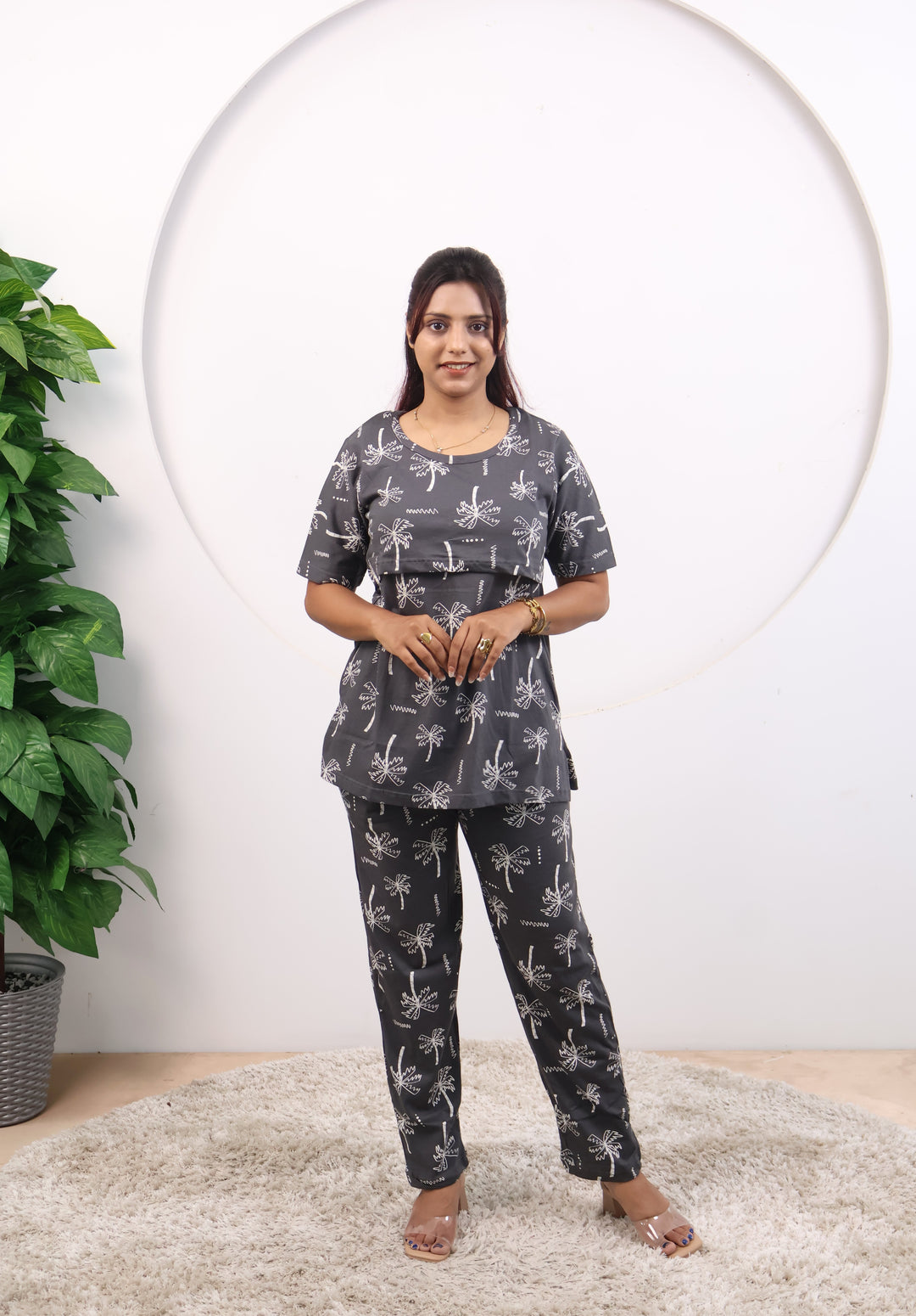 Bernic SoftCotton Maternity Top Pant Set