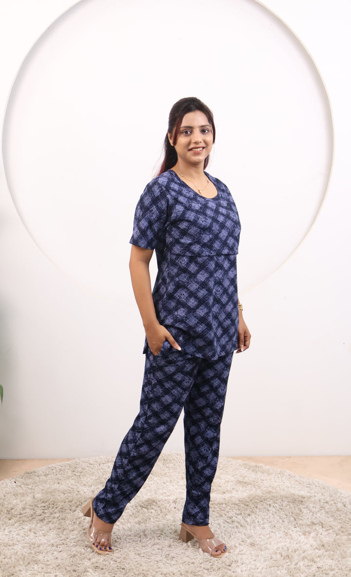 Priti SoftCotton Maternity Top Pant Set