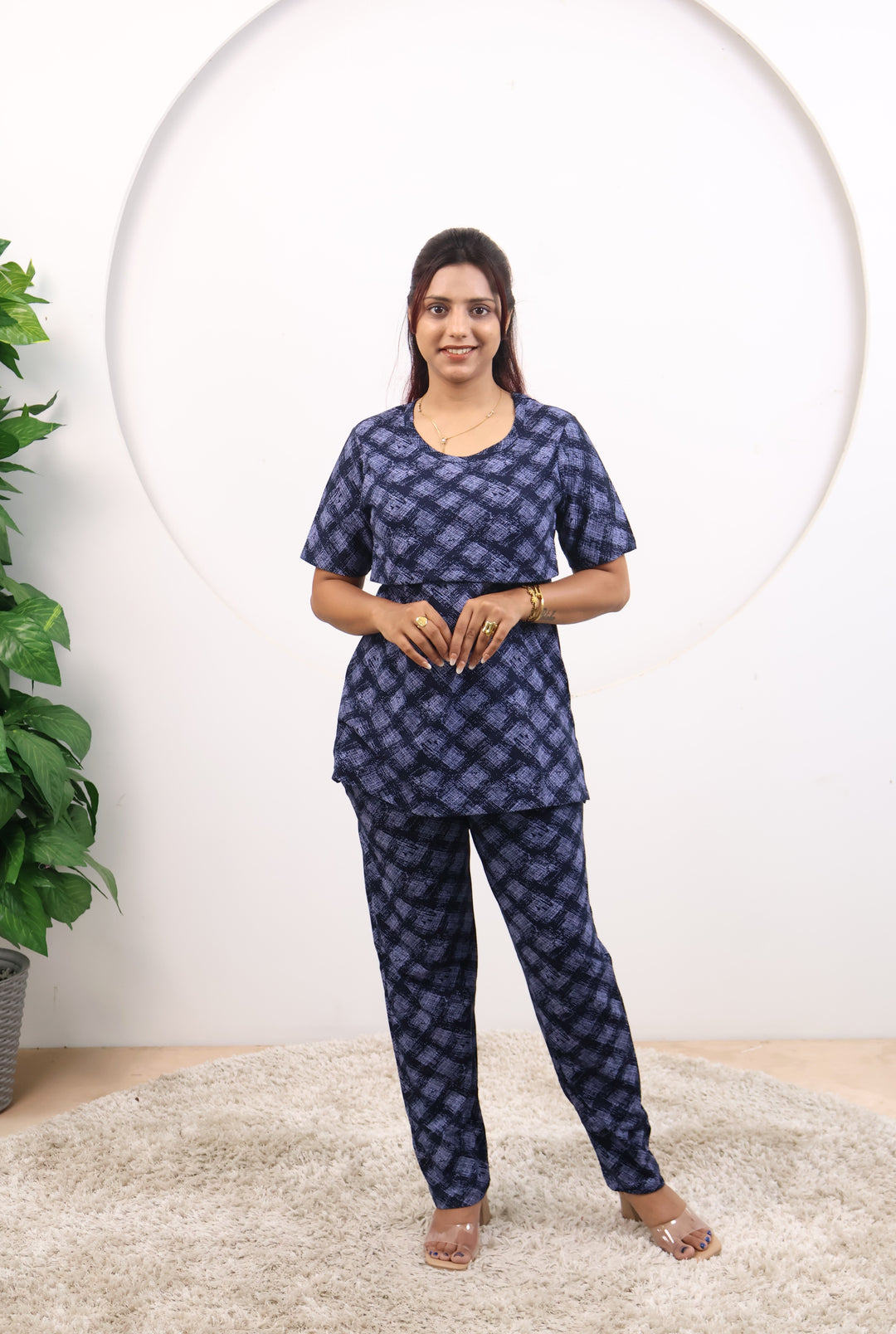 Priti SoftCotton Maternity Top Pant Set