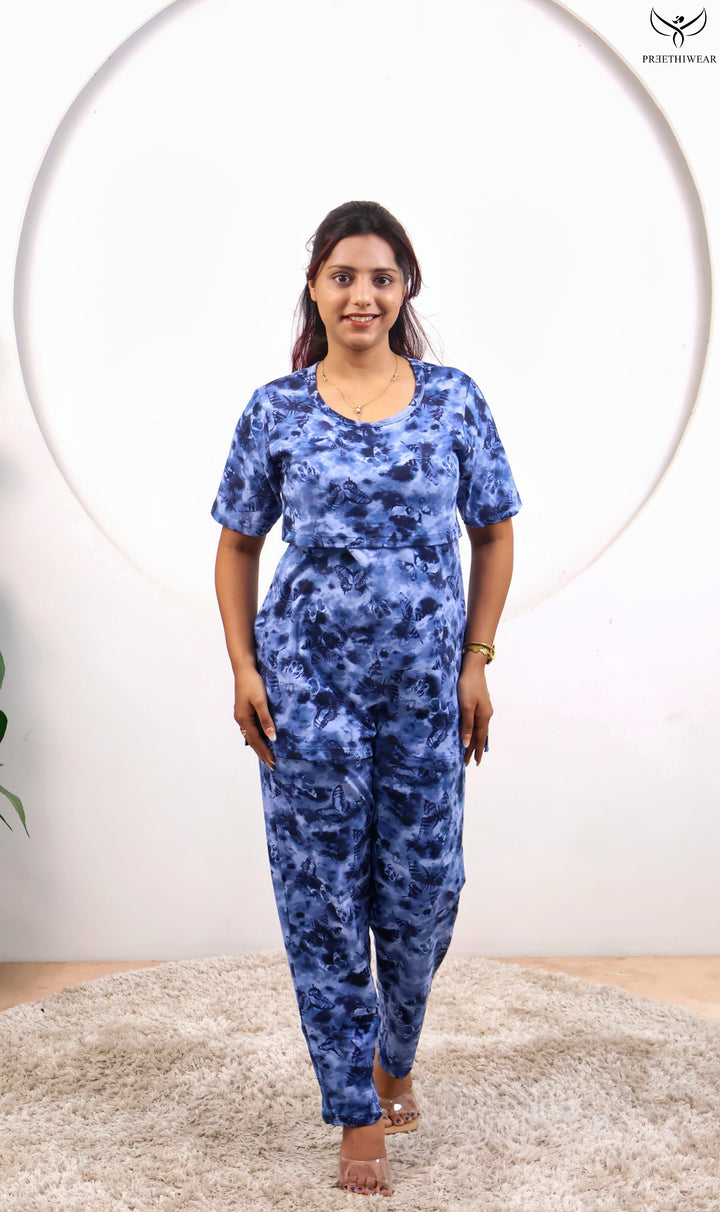 Hani SoftCotton Maternity Top Pant Set