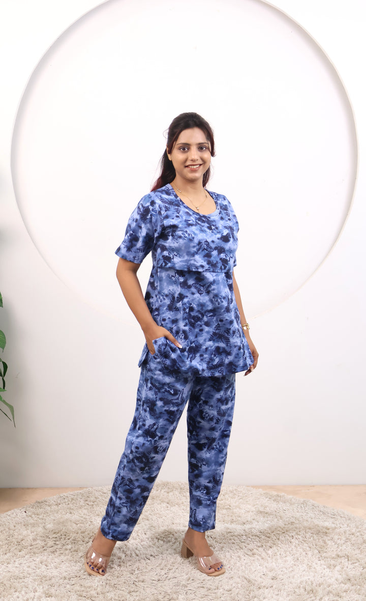 Hani SoftCotton Maternity Top Pant Set