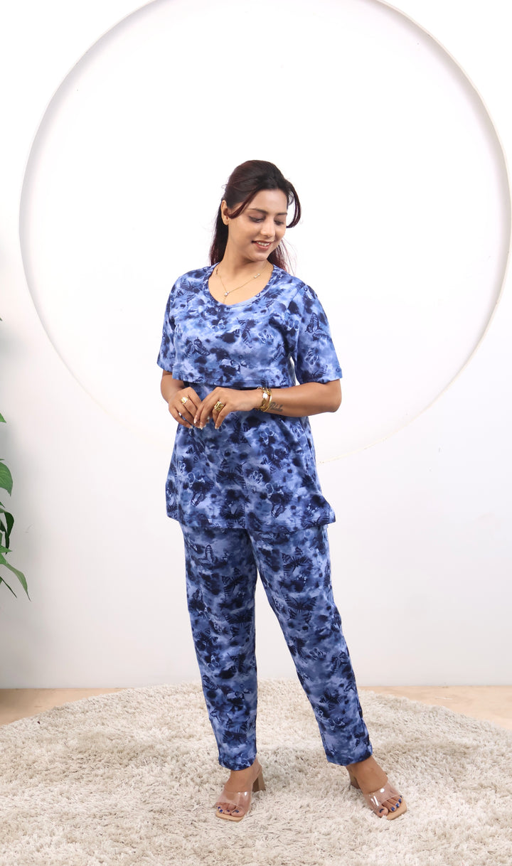 Hani SoftCotton Maternity Top Pant Set