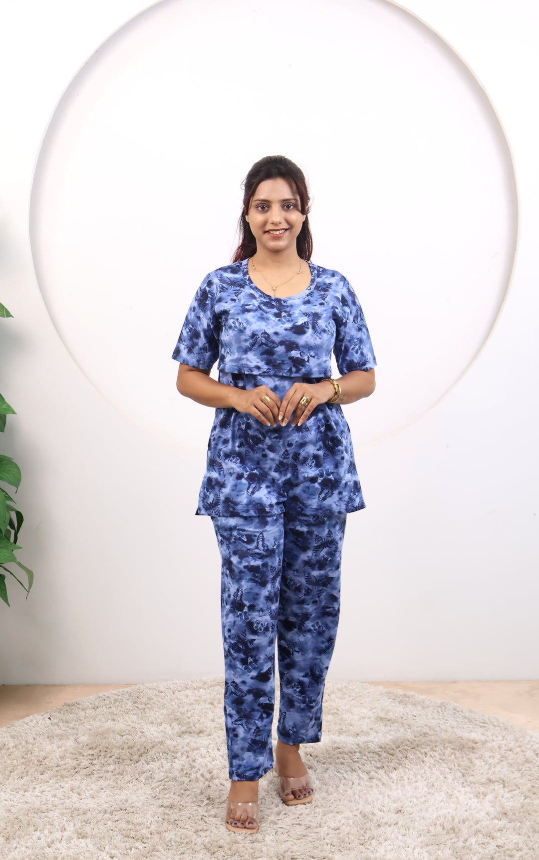Hani SoftCotton Maternity Top Pant Set