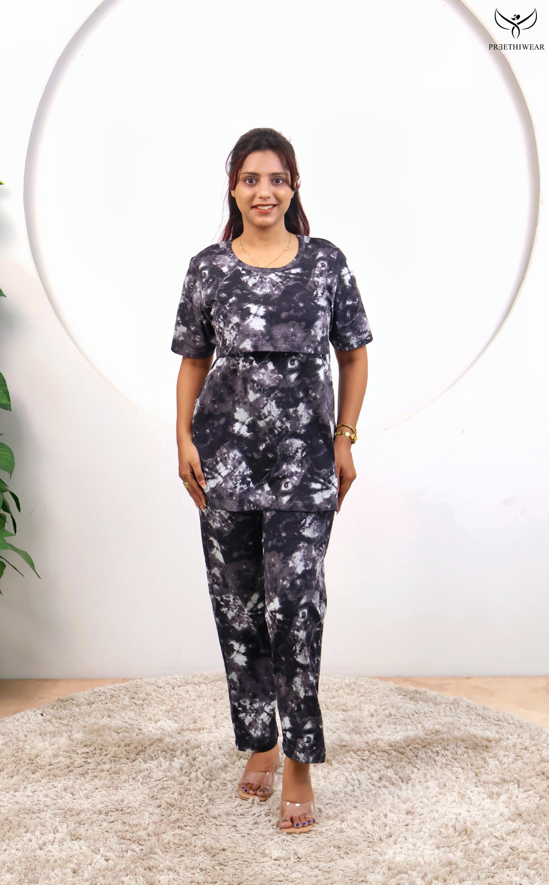 Snekha SoftCotton Maternity Top Pant Set