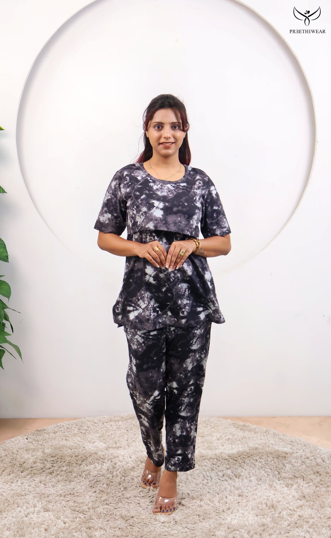 Snekha SoftCotton Maternity Top Pant Set