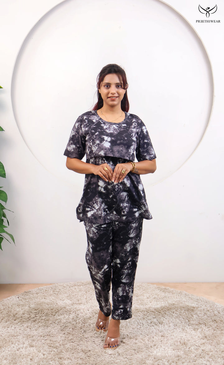 Snekha SoftCotton Maternity Top Pant Set
