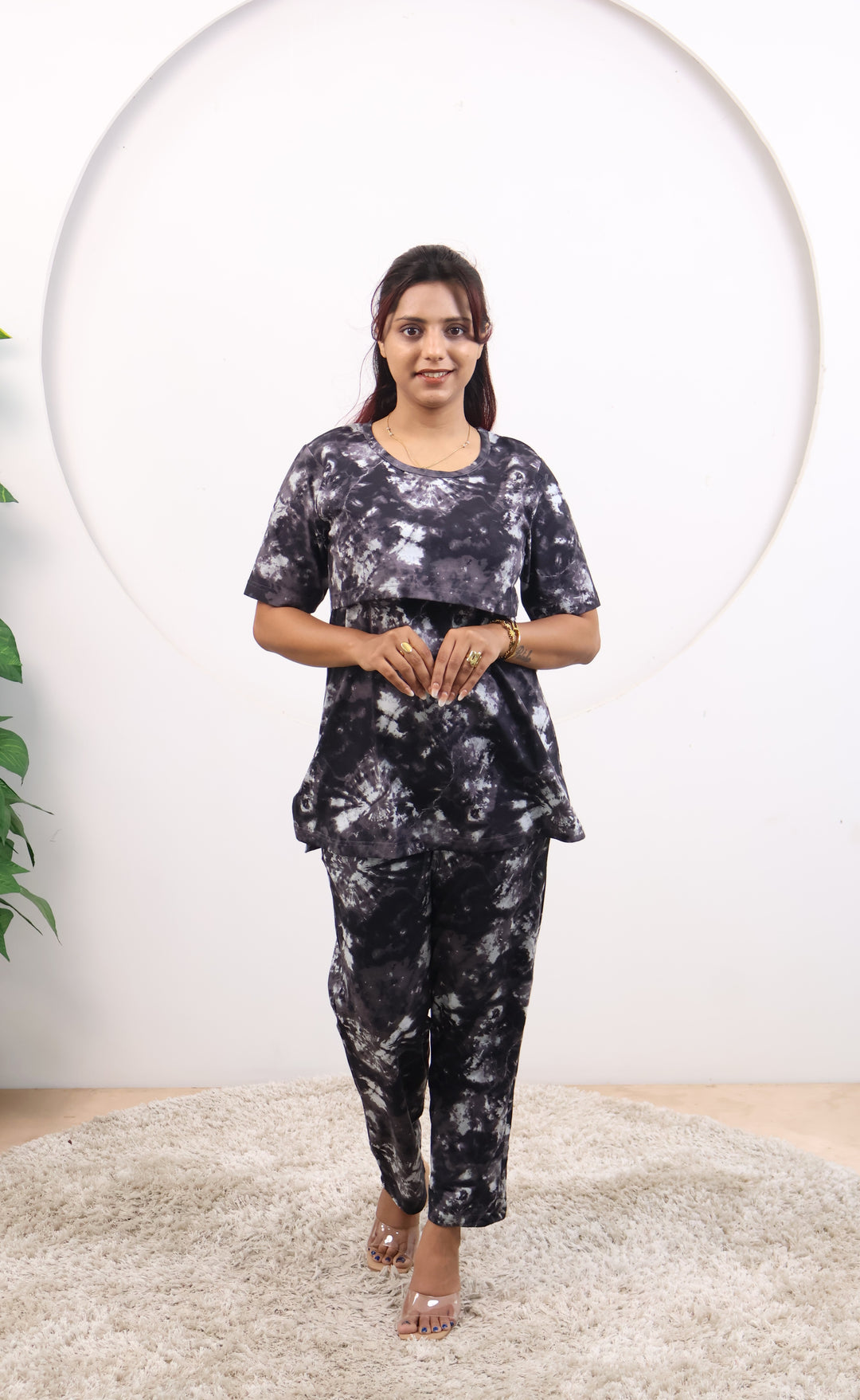 Snekha SoftCotton Maternity Top Pant Set