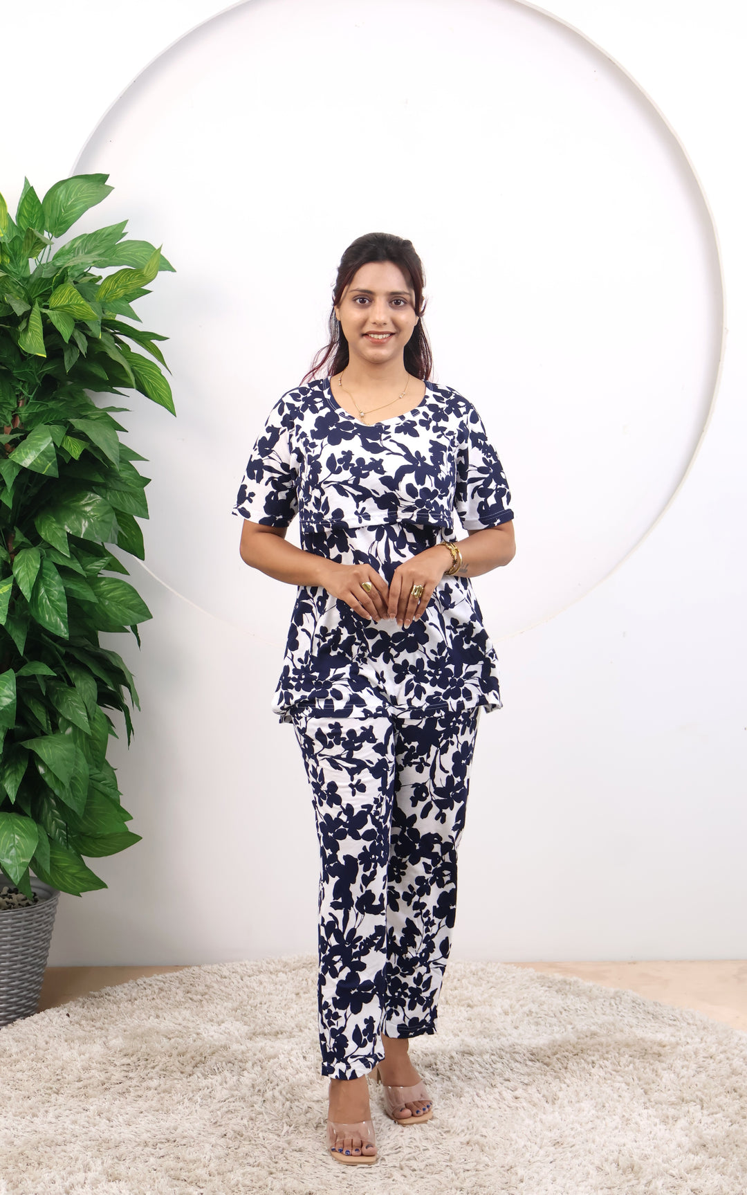 Sanjana SoftCotton Maternity Top Pant Set