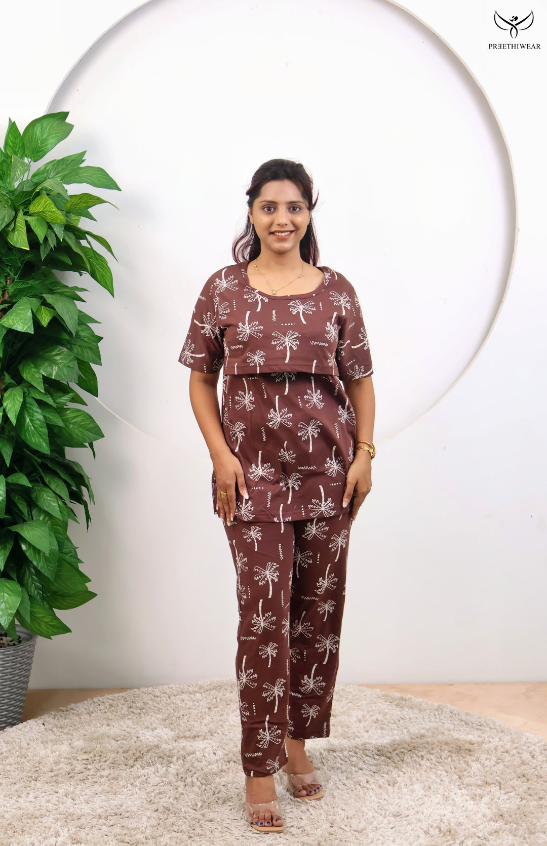 Parisima SoftCotton Maternity Top Pant Set
