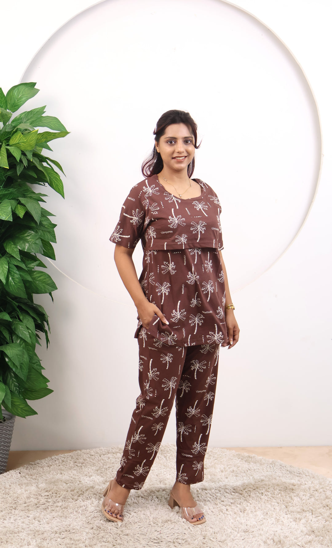 Parisima SoftCotton Maternity Top Pant Set