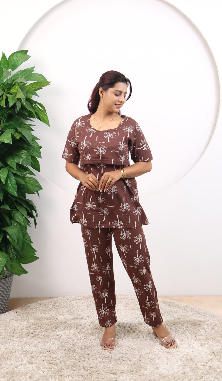 Parisima SoftCotton Maternity Top Pant Set