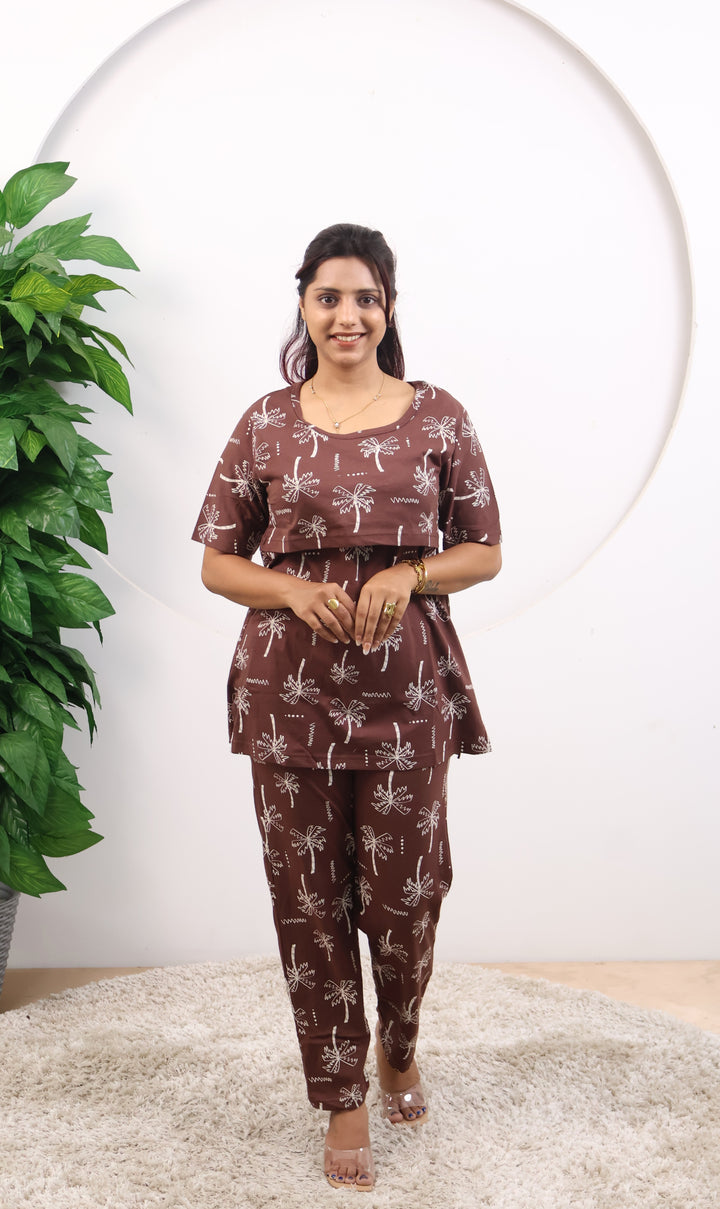 Parisima SoftCotton Maternity Top Pant Set