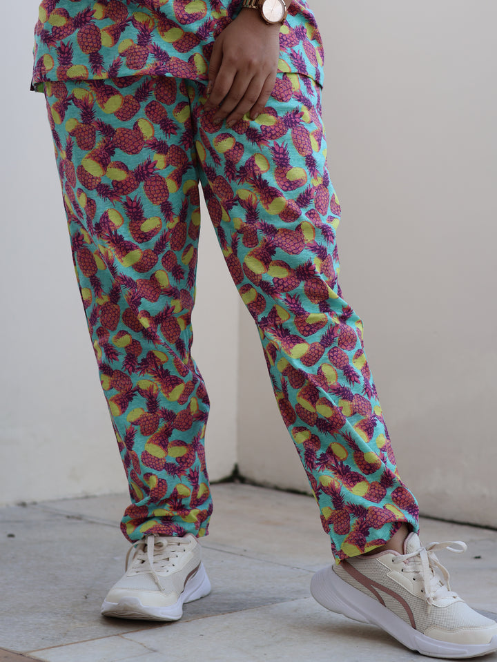 Pine Cotton Maternity Top Pant Set