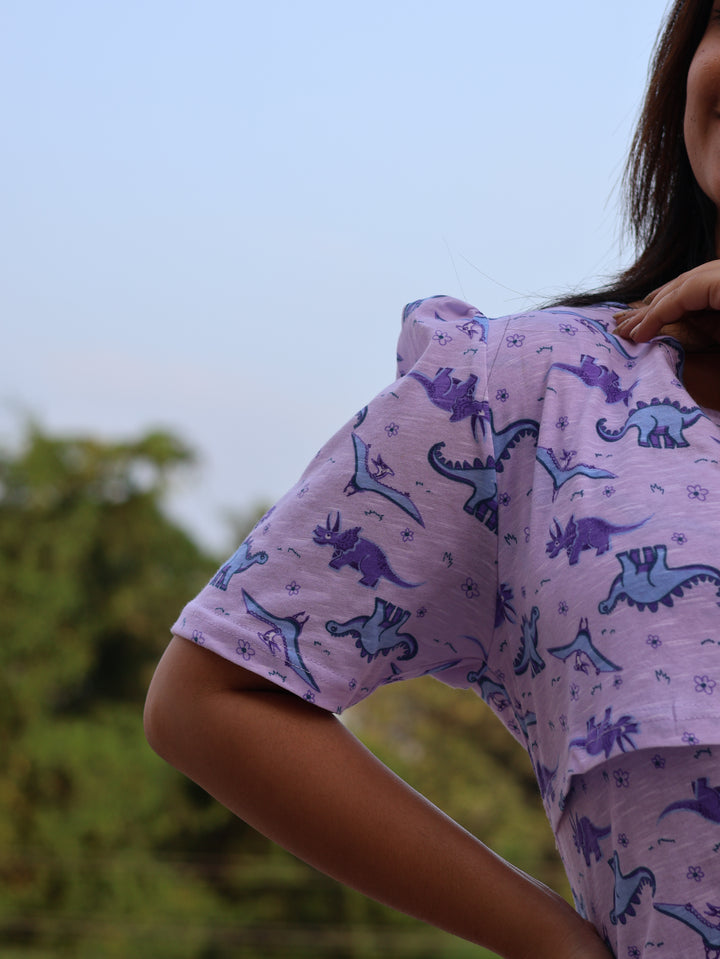 Bhagu SoftCotton Maternity Top Pant Set.