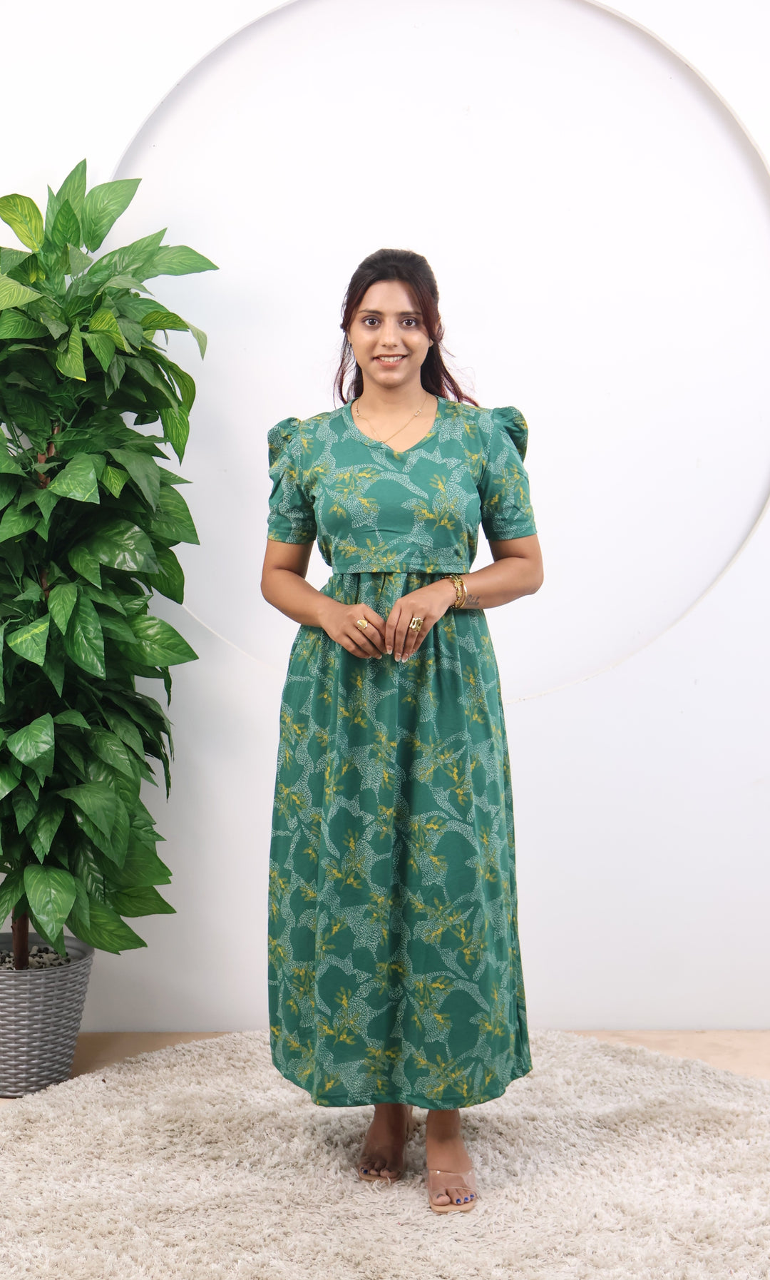Nidhina SoftCotton Full Length Maternity Loungewear